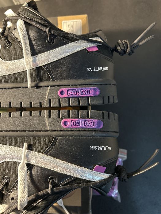 Dunk Off White Lot 50