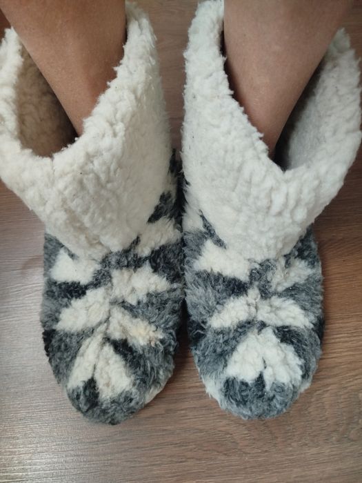 Тапки домашние овчина угги чуни