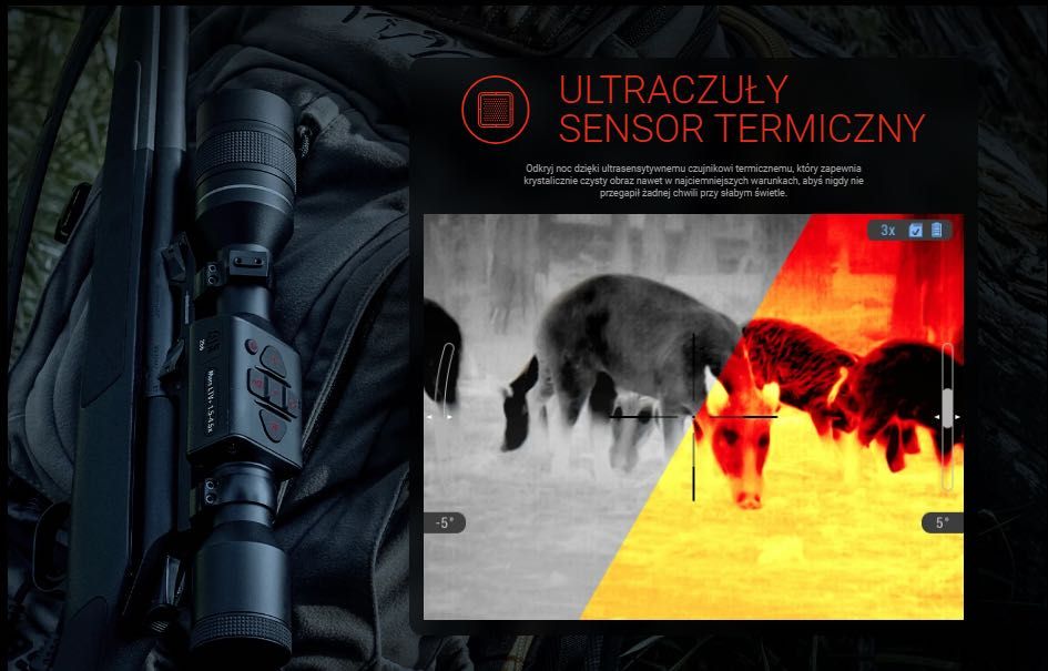 Luneta termowizyjna ATN Mars LTV+ 3-9x19mm 320×240