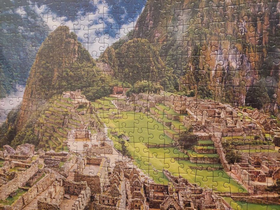 Quadro puzzle com moldura 70x50cm