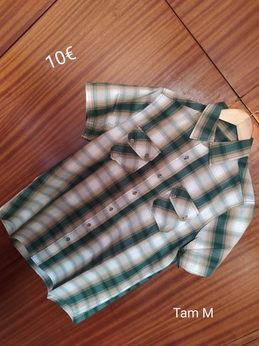 Camisas Manga Curta Homem