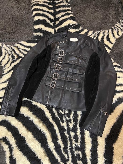 На руках! | TH4SWE Lace Up Leather Napoleon Jacket | Лучшее Качество!
