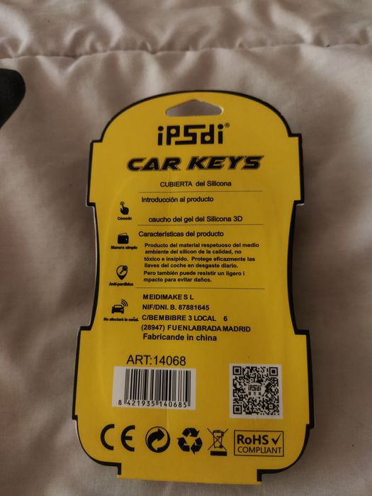 Capa silicone chaves carro Volvo v60 novo