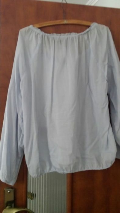 bluzka niebieska -bawełna