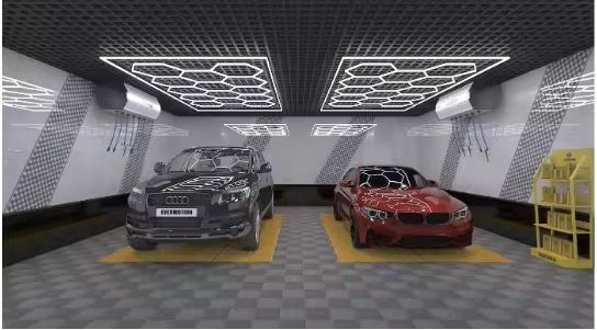 Led освітлення для детейлінгу соти Klcb rupes koch Sgcb 4.8m*2.4m