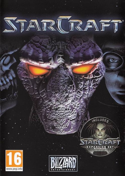 Starcraft + Broodwar Oryginalne wydanie angielskie Fabryczna folia / egzemplarz kolekcjonerski