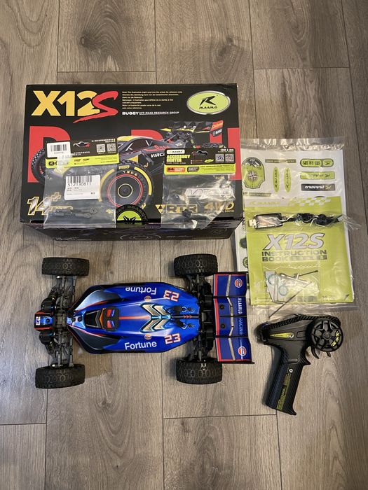 Rlaarlo X12S buggy rc samochód zdalnie sterowany LiPo 3s doinwestowany