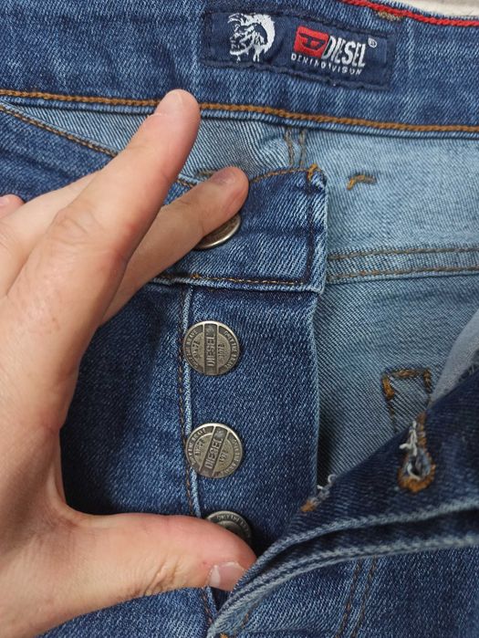 diesel denimowe męskie spodnie 32 jeansy M L s1