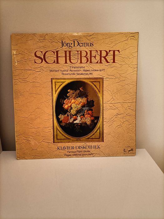Disco Vinil - Jörg Demus a tocar Franz Shubert