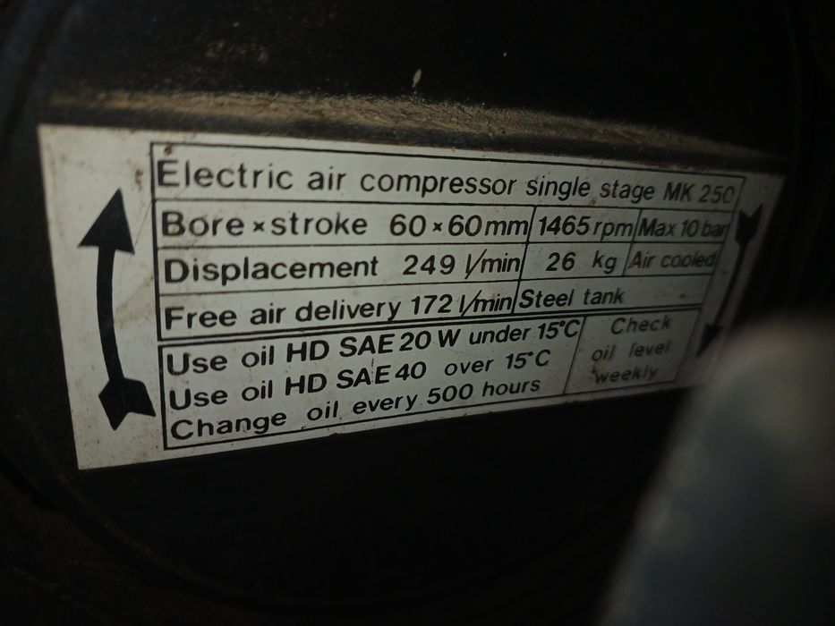 Compressor a ar trifasico