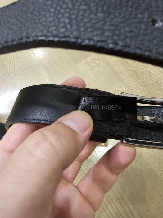 Пасок шкіряний DKNY чорний ремень пояс
