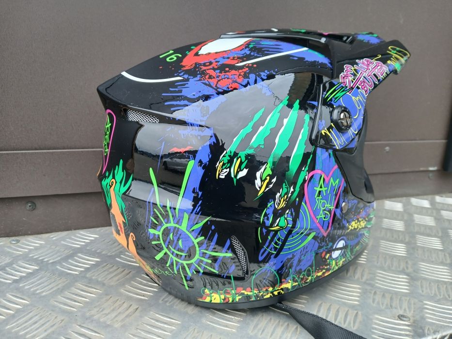 Мото шлём Каска для водителя на квадроцикл скутер мотоцикл