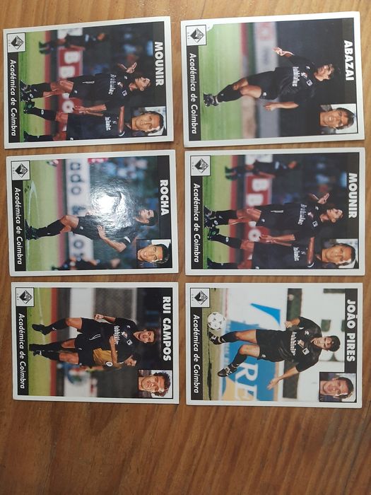 5 cromos, Caderneta época 97-98 , Associação Académica de Coimbra