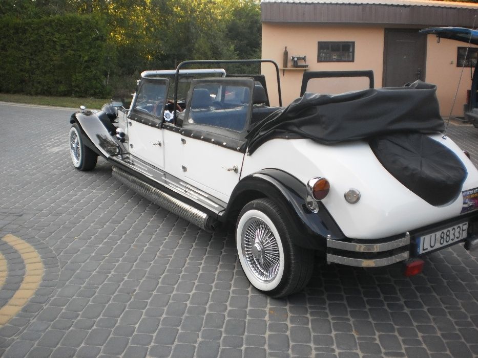 samochód auto limuzyna cabrio do ślubu