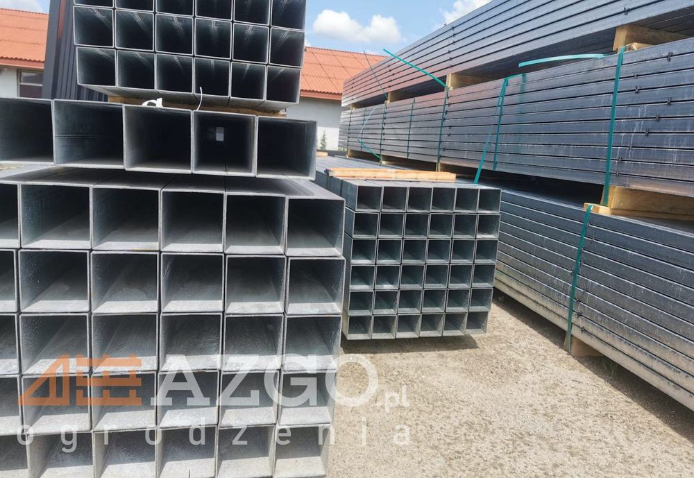 Najtańszy gruby słupek do paneli i siatki 6x4 60x40 gr. 1,5 2mm 3mm