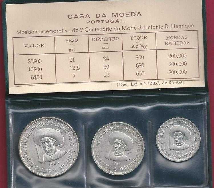 PORTUGAL COLEÇÃO HENRRIQUINA  EM CARTEIRA DA INCM PRATA