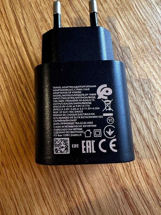 Адаптер для Samsung 25W USB-C з підтримкою швидкої зарядки