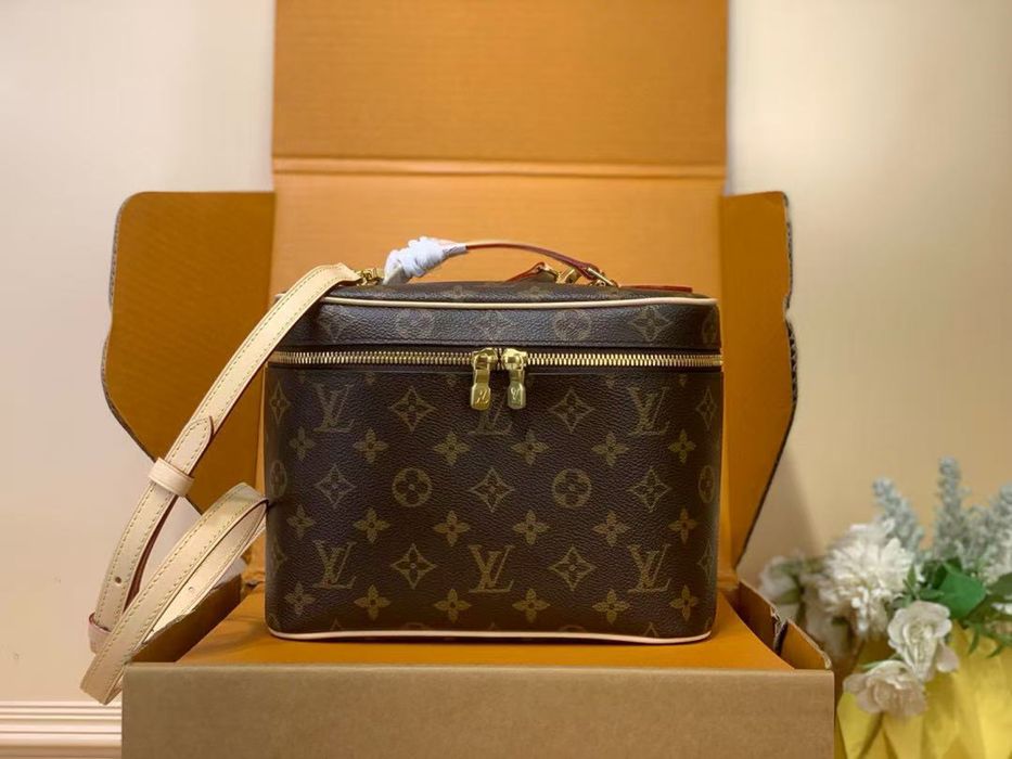 Kosmetyczka skórzana Vuitton Monogram!Najlepsza jakość! 3 rozmiary