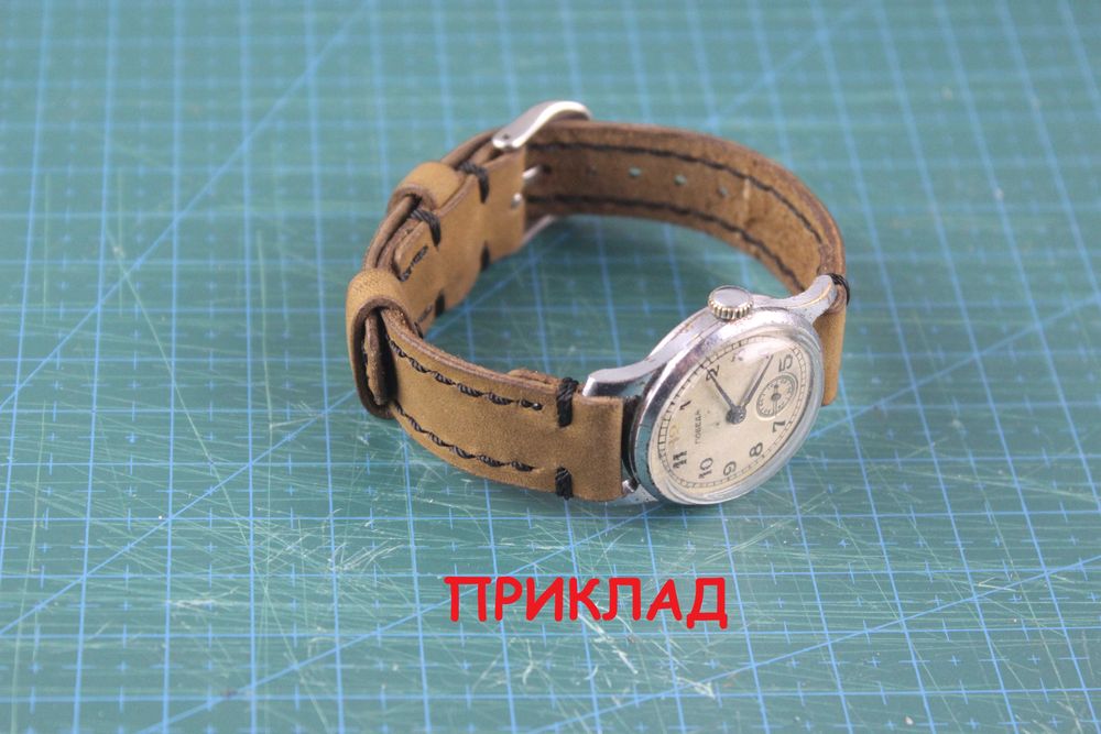 Ручна робота Ремінець для годинника Натуральна шкіра Crazy Horse 16-22