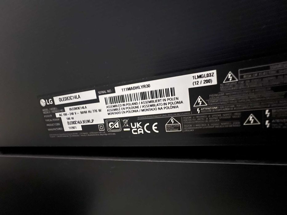 TV LG OLED 83" 4K – Como Nova – Qualidade Premium