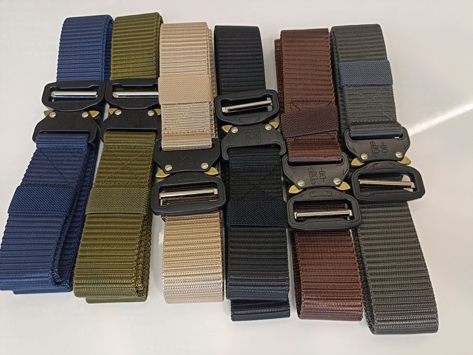 Ремінь туристичний, тактичний в асортименті, пряжка  COBRA.