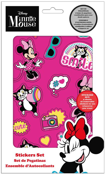 Zestaw naklejek Minnie 92szt MN30048. Kids Euroswan. Nowy Produkt