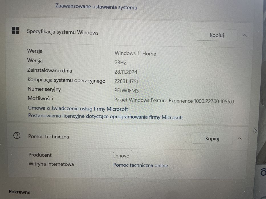 Laptop Lenovo Ideapad L340-15IRH Gaming sprawny