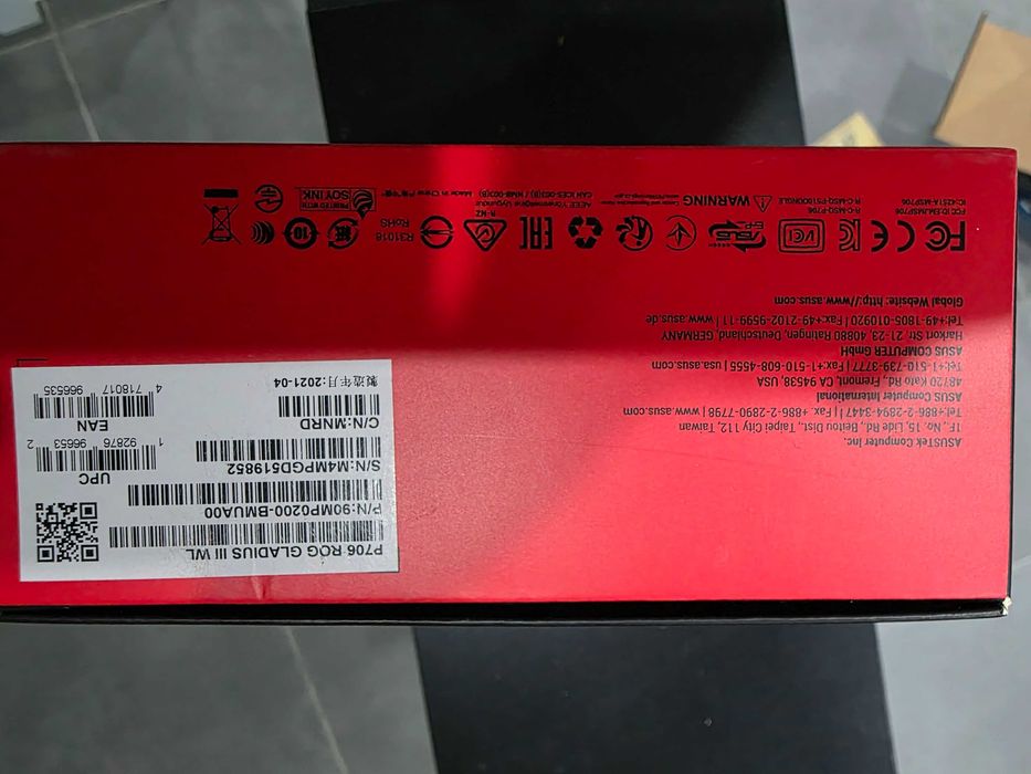 Rato Gaming ASUS ROG Gladius III Wireless (Como Novo - Usado 1 vez)