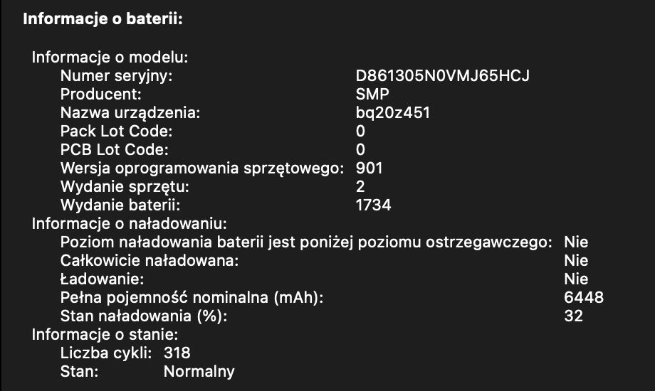 Komputer Apple Macbook Pro A1990 | i7 16 GB 256 GB Space Gray