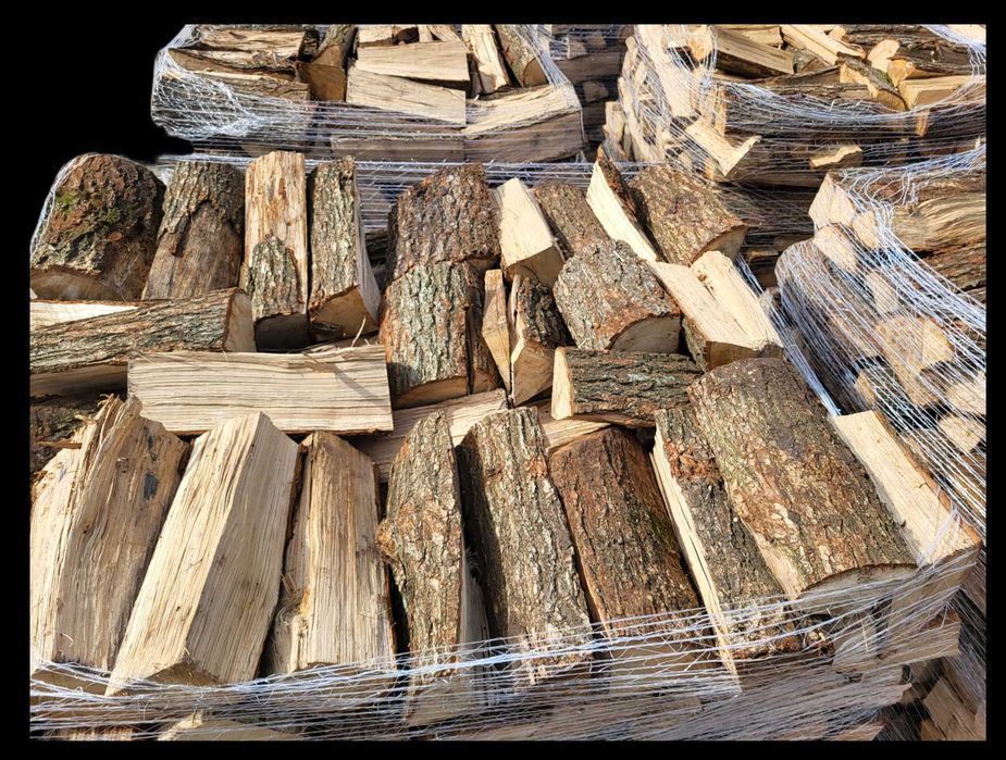 BRYKIET, drewno kominkowe, pellet, zrzyny cięte 20-40 cm brzoza-dąb