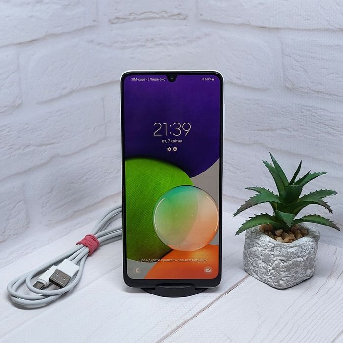 Продам телефон Samsung A22 4/64Gb NFC в гарному стані