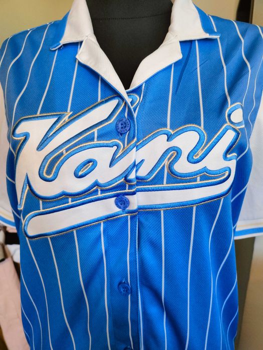 Koszulka z kołnierzykiem Karl Kani Varsity Block Baseball