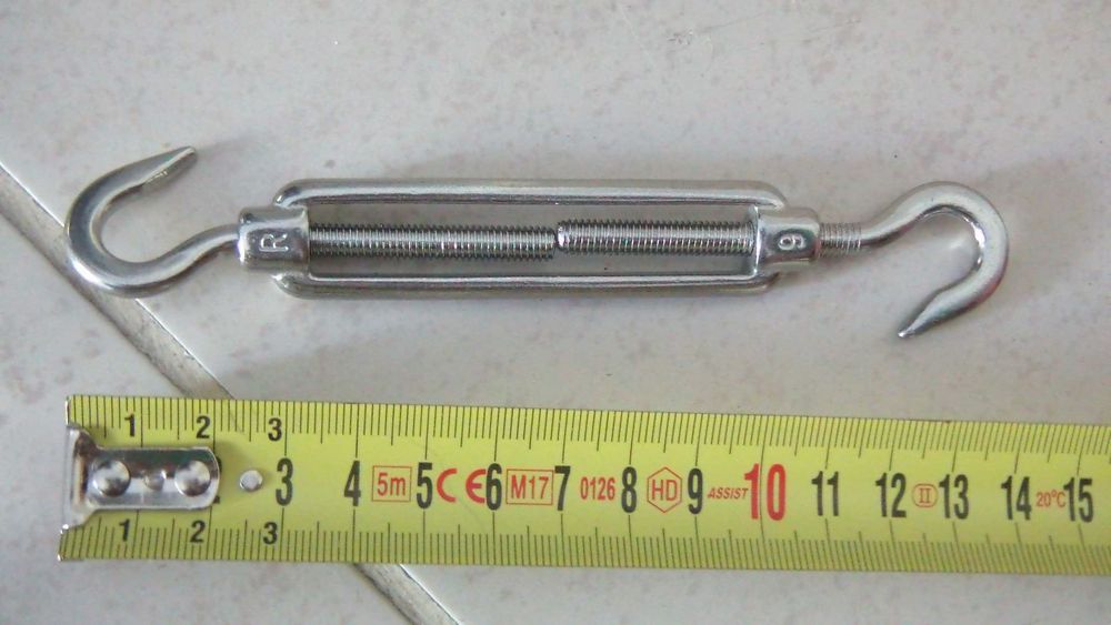 6 unidades Esticador gancho gancho inox