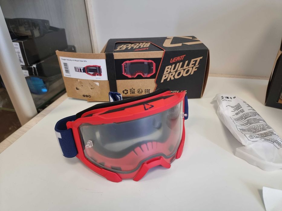 Маска очки для мотокросса мотоокуляри LEATT Velocity 4.5 5.5 6.5 різні