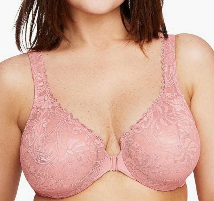 Biustonosz Glamorise Wonderwire Lace Front 100C jak nowy