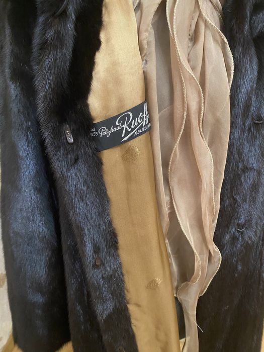 Шуба норкова класичний фасон