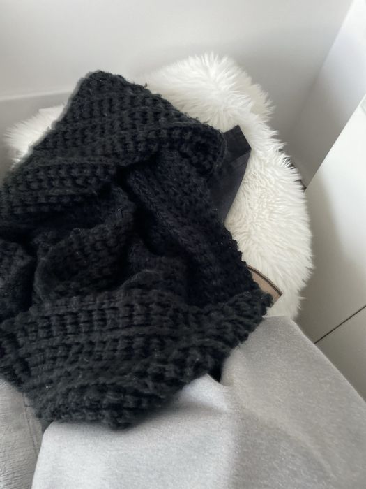 Komin / szalik czarny z SINSAY