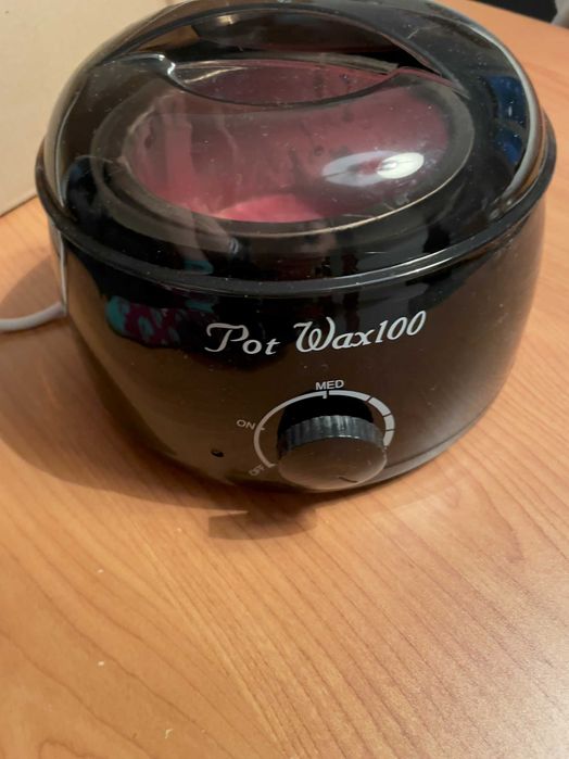 Podgrzewacz do wosku + wosk + szpatulki