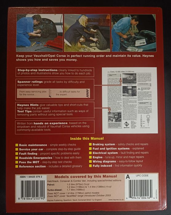 Haynes Opel Corsa Service and Repair Manual