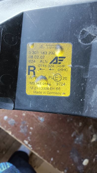 Ótica Ford Galaxy farol 2005 DRT
