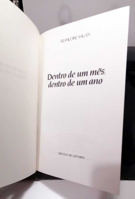 Dentro de um mês, dentro de um ano