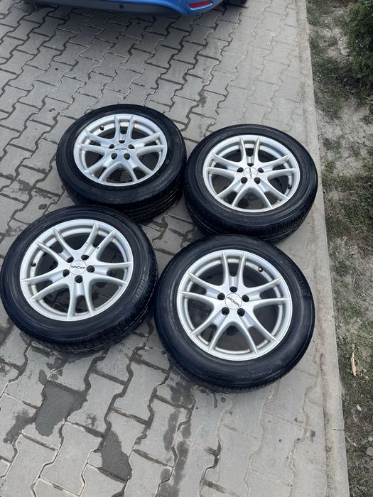 Комплект титанів R16 5x100 з літньою резиною 205/55/16 VW Golf: 11 000 ...