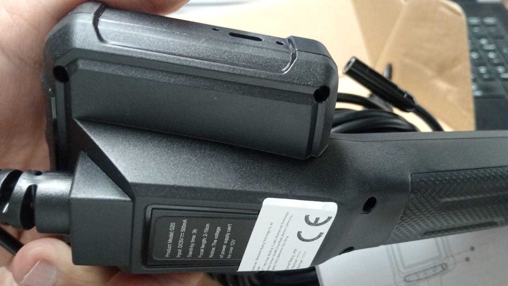Endoscópio Industrial HD G20 – Ecrã LCD – 5 Metros (Novo)