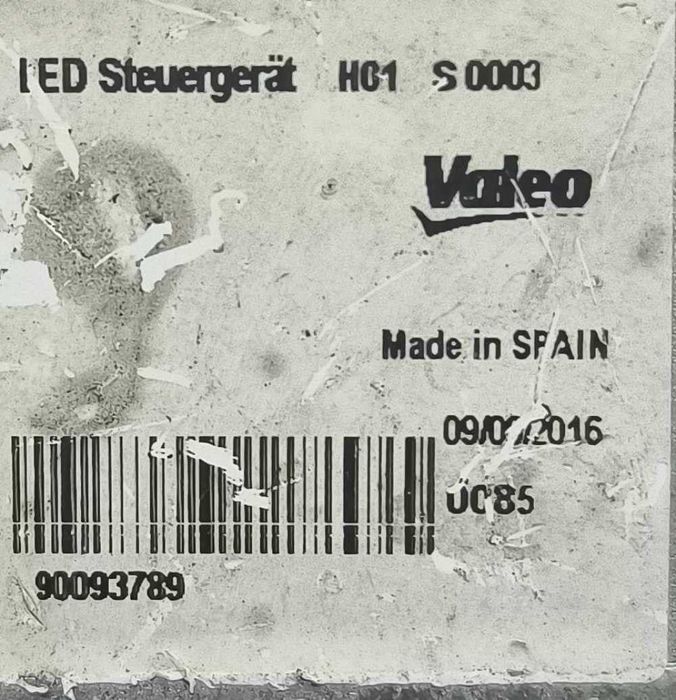 Balástro Xénon / Módulo LED 90093789 - SEAT ATECA