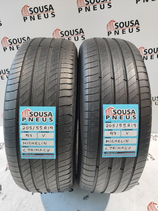 2 pneus semi novos 205-55R19 Michelin - Oferta dos portes