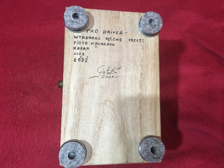 Efekt gitarowy lampowy Kafar PD ( overdrive ) nowy z zasilaczem