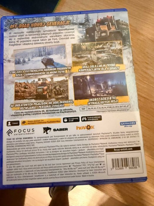 Gra Snowrunner na PS5
