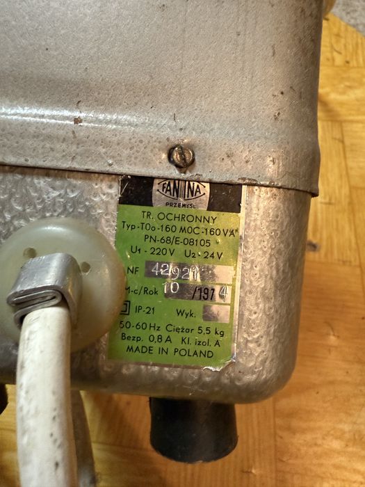 Transformator bezpieczeństwa 24V