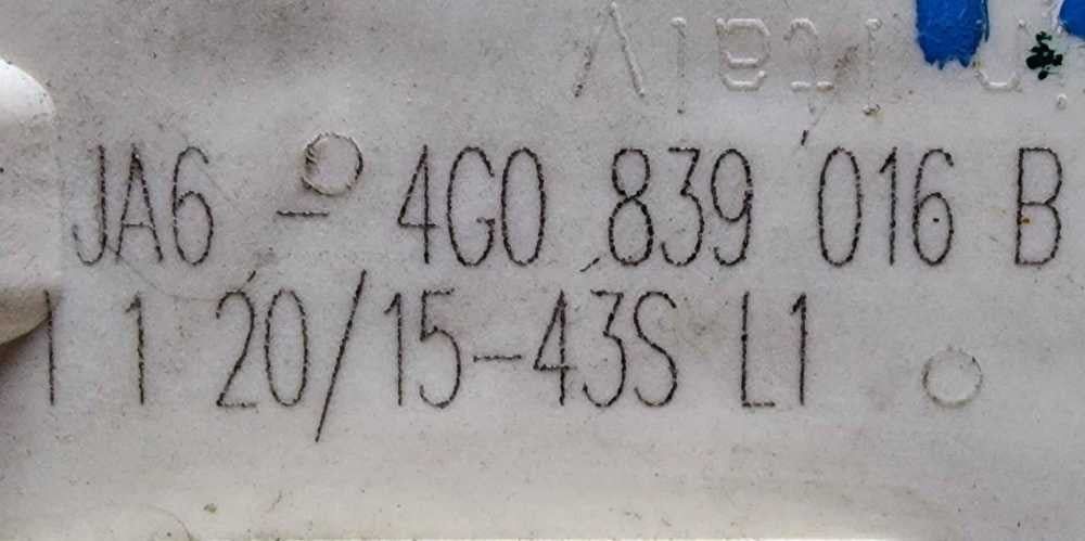 Fechadura / Fecho Porta Trás Direito 4G0839016B - AUDI A3