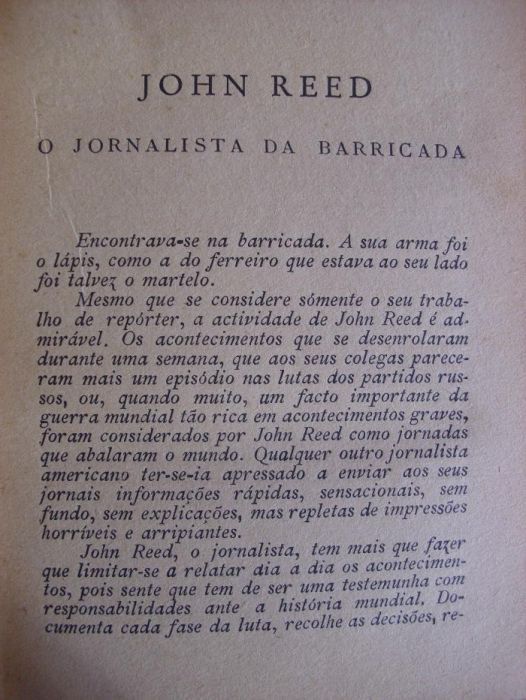 Dez dias que abalaram o Mundo de John Reed